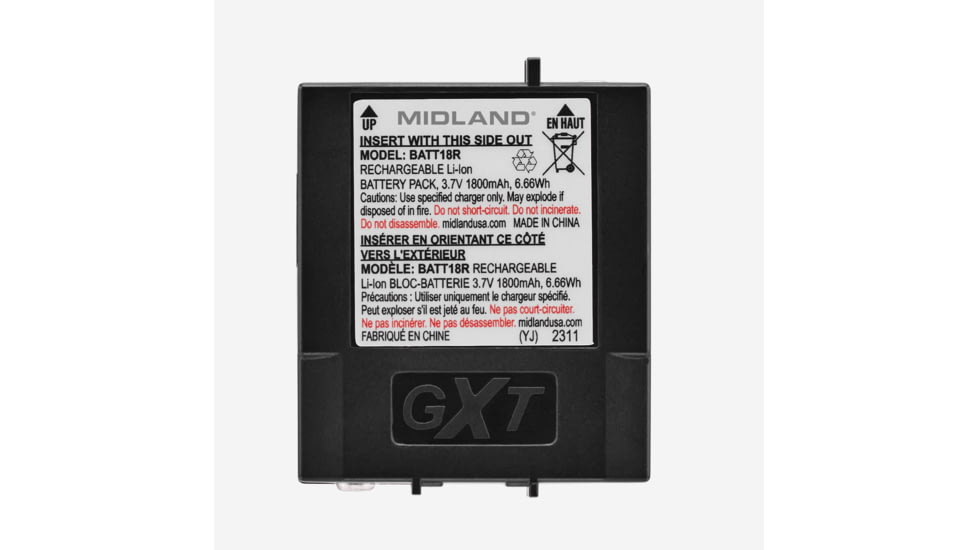 Midland Rechargeable Battery for GXT3000 - AVP18, AVP18