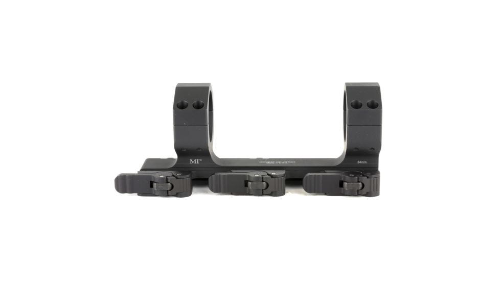 Midwest Industries 34mm 3 QD Levers Extreme Duty QD Scope Mount, Black, 34mm, MWMI-QD34XDSM