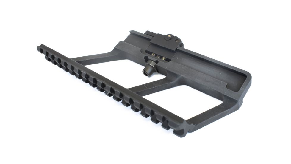 Midwest Industries AK Side Railed Scope Mount, Yugo, Black, MI-AK-SM-Y