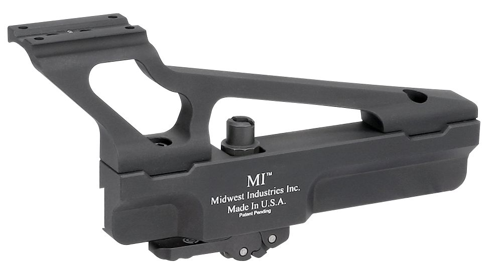 Midwest Industries AKG2 Scope Mount, Yugo Pattern AK-47/74, MRO Top, Black, MI-AKSMG2-YMRO