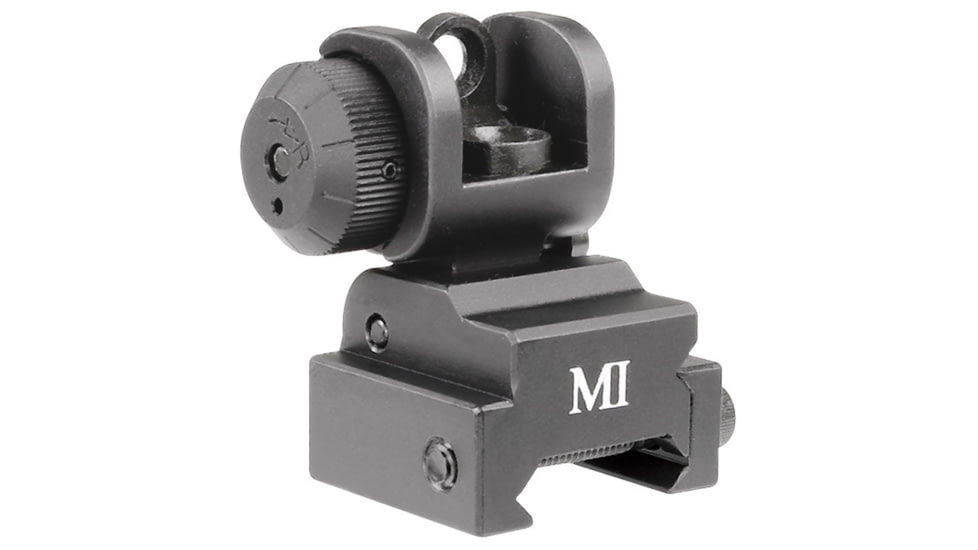 Midwest Industries Top Mounted Deployable Rear Sight, Black, MCTAR -ERS