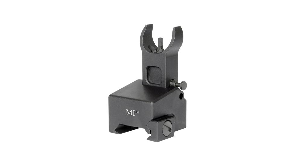 Midwest Industries Locking Low Profile Flip-Up Front Sight For Gas Block Mounting Matte Black MI-LFFG