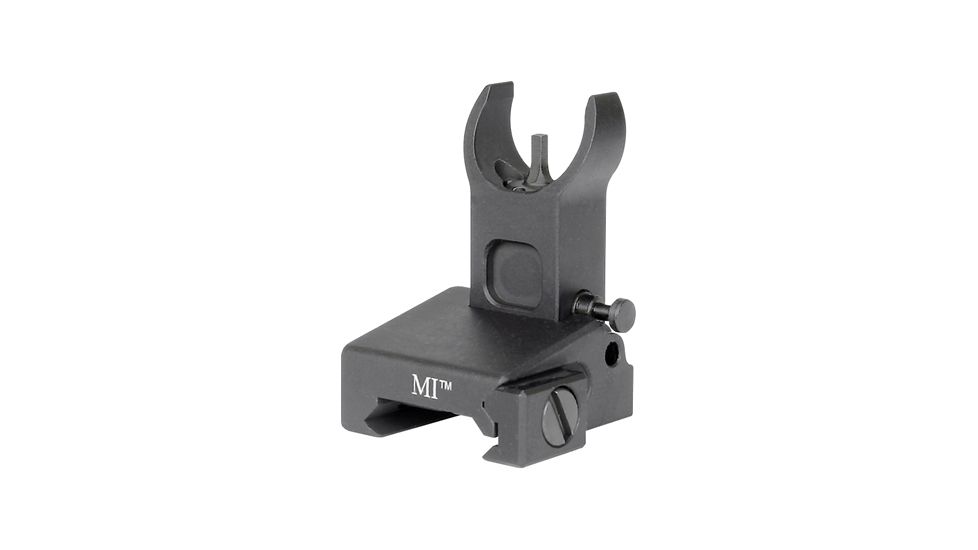 Midwest Industries Locking Low Profile Flip-Up Front Sight For Handguard Mounting Matte Black MI-LFFR