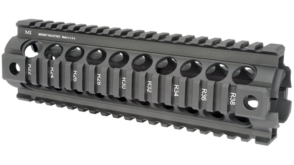 Midwest Industries Quad-rail Drop In For Ar-10 Armalite Carbine Length