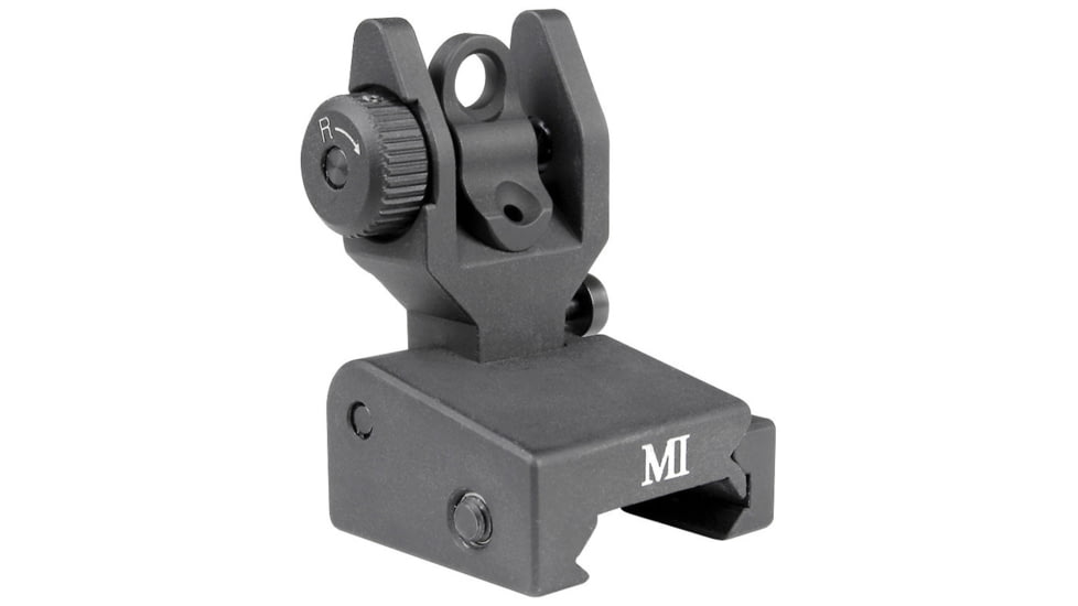 Midwest Industries Top Mounted Deployable Rear Sight, Black, MCTAR -SPLP