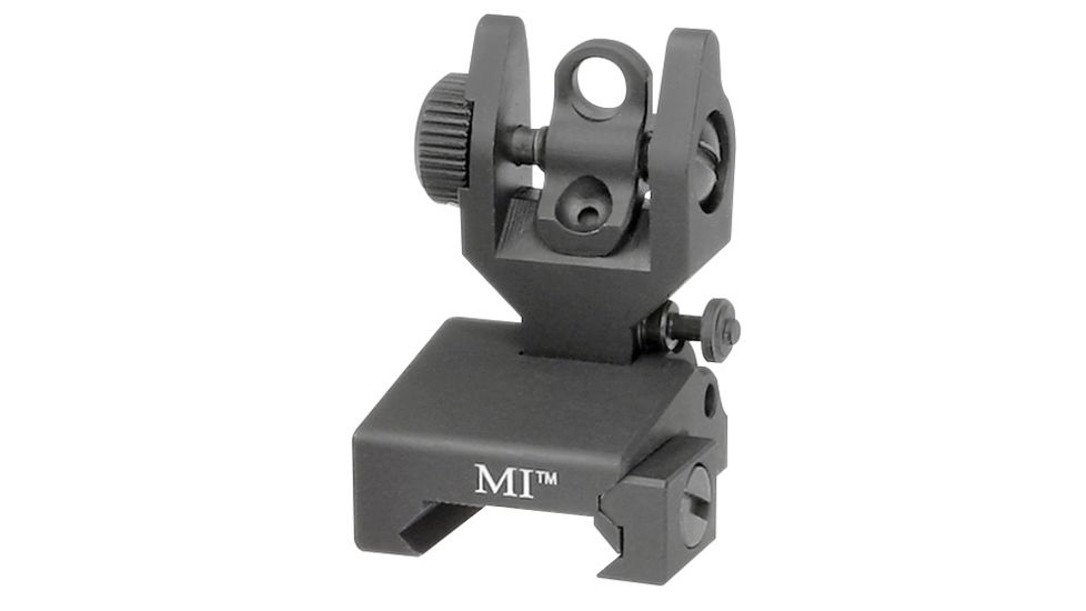 Midwest Industries Top Mounted Deployable Rear Sight, Black, MCTAR -SPLP