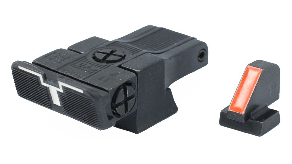 Millett Combo, White Outline Rear, DT Orange Front