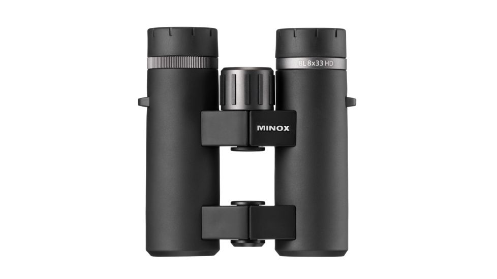 Minox Comfort Bridge BL HD 8x33 BR Mid-Size Waterproof Binocular, Black 62047