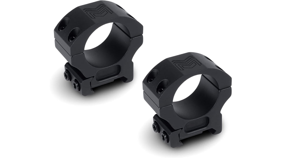 Monstrum 1 inch Precision Picatinny V2 Scope Rings 1.20 in, Black, 1.2 in, SR-1-P120