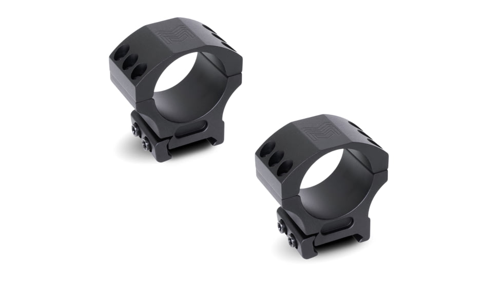 Monstrum 30mm Precision Picatinny V2 Scope Rings 1 in, Black, 1 in, SR-3X-P100