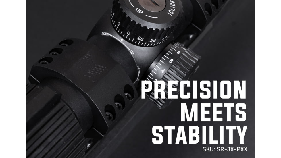 Monstrum 30mm Precision Picatinny V2 Scope Rings .85 in, Black, .85 in, SR-3X-P085