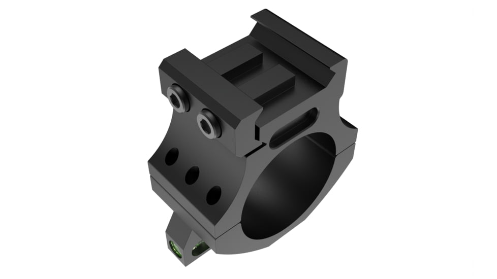 Monstrum 30mm Precision Picatinny V2 Scope Rings w/Level Bubble, 1 in, Black, SR-3XLB-P100