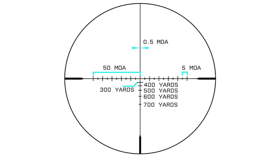 Monstrum Banshee 1-6x24mm LPVO 30mm Tube Rifle Scope w/ Offset Scope Mount, Second Focal Plane