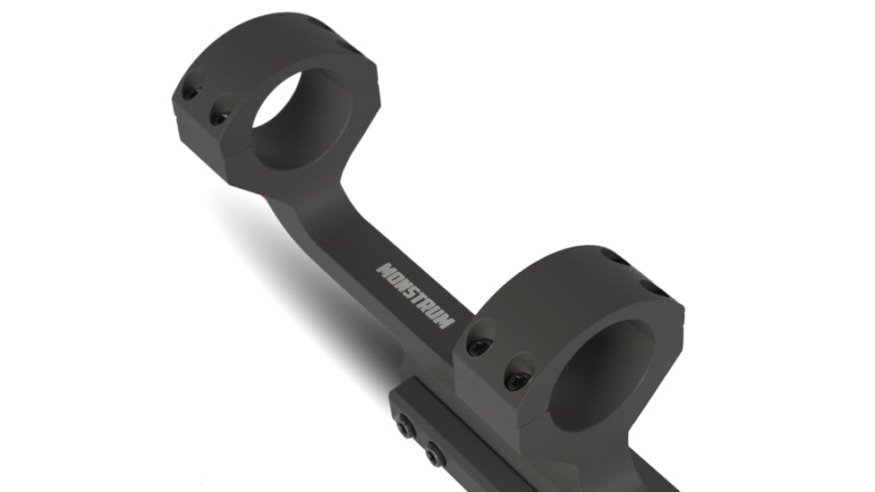 Monstrum Extended Series Offset Cantilever Picatinny Scope Mount - 30mm, Black, 30 mm, ME308-B