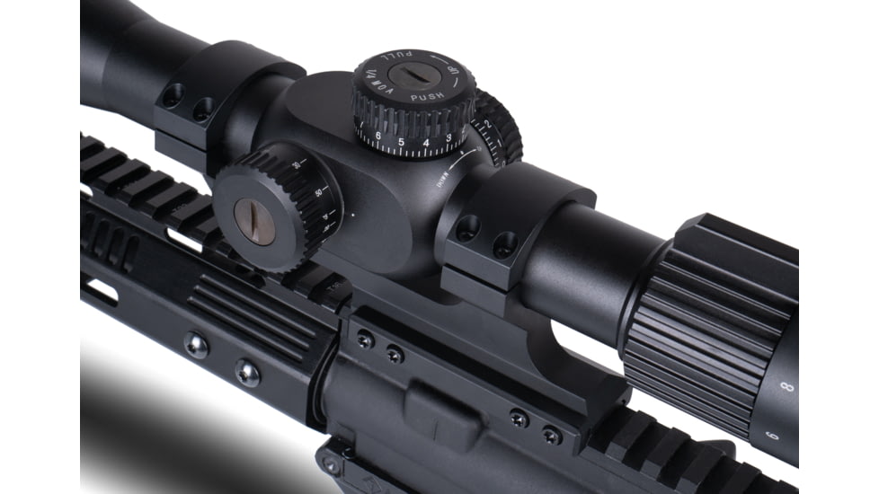 Monstrum Extended Series Offset Cantilever Picatinny Scope Mount - 30mm, Black, 30 mm, ME308-B