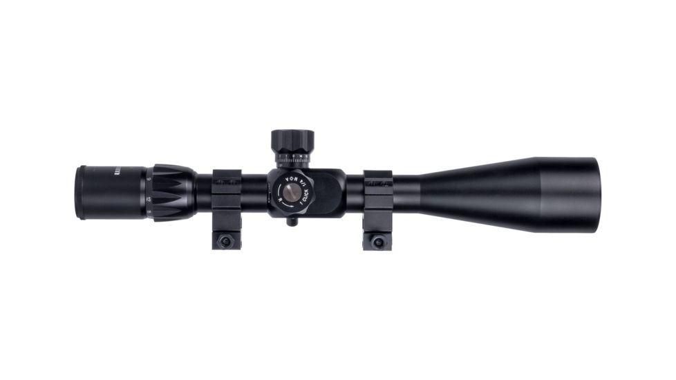 Monstrum G1 6-24x50mm Rifle Scope, 30mm Tube, FFP, Illuminated Rangefinder Reticle, Adjustable Objective, Black FFPS62450-H