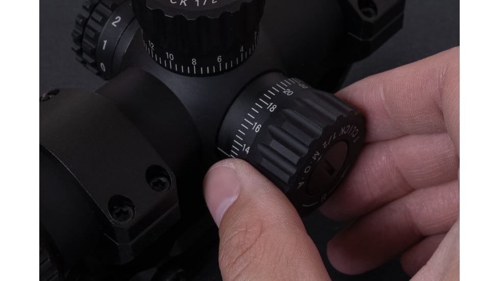 Monstrum G3 FFP LPVO Rifle Scope, 1-3x24mm, 30mm Tube, First Focal Plane, Illuminated FFP X1 Reticle, MIL-STD 8625 Type III Hard-Anodized, Black, G3F1324-BLK