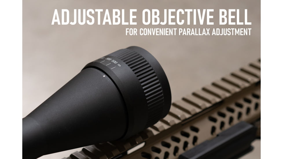 Monstrum Guardian AO Rifle Scope, 3-9x40mm, 1 inch Tube, Second Focal Plane, Crosshair Reticle, Black, SG3940AO-B