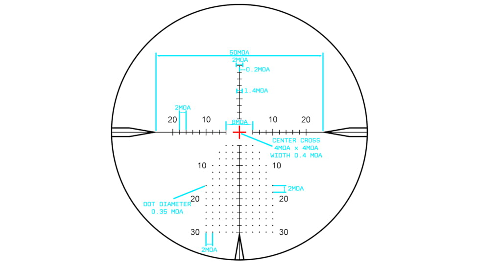 Monstrum Hornet 4-16x50mm 30mm Tube Rifle Scope, First Focal Plane