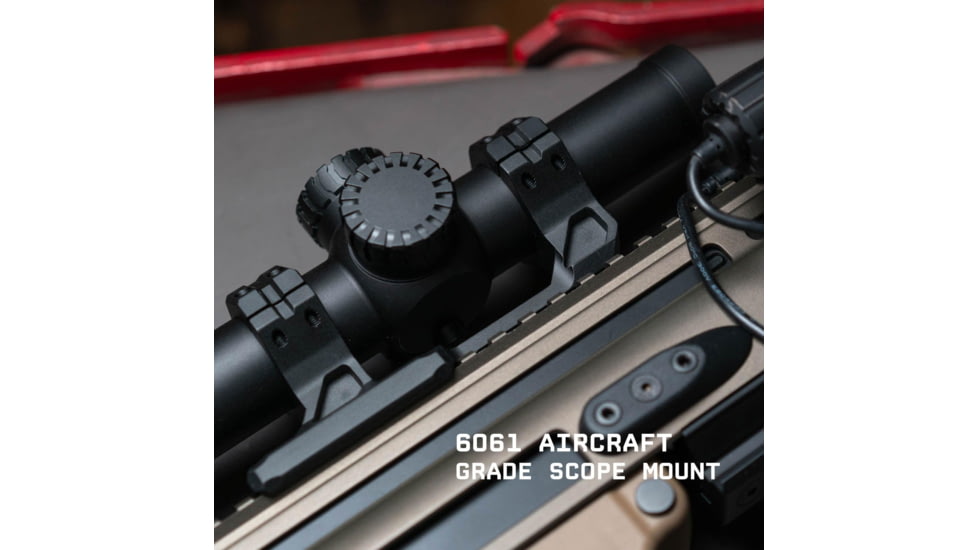 Monstrum Panzer ED 1-10x24mm LPVO 30mm Rifle Scope, First Focal Plane