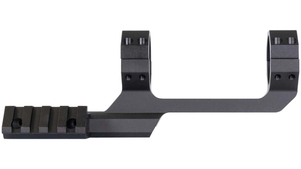 EDEMO Monstrum Offset Picatinny Scope Mount w/45 Degree 4-Slot Picatinny Mount, 30mm, Black, ZS313-B, EDEMO1