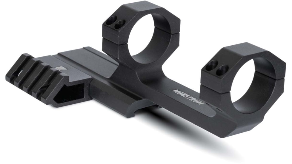 EDEMO Monstrum Offset Picatinny Scope Mount w/45 Degree 4-Slot Picatinny Mount, 30mm, Black, ZS313-B, EDEMO1