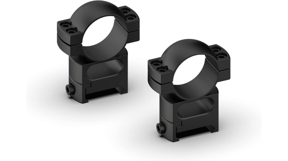 Monstrum Predator Series 7075-T6 Hard-Anodized Aluminum Scope Rings, Picatinny Base, 30 mm, High Profile, Black, ZR33H-B