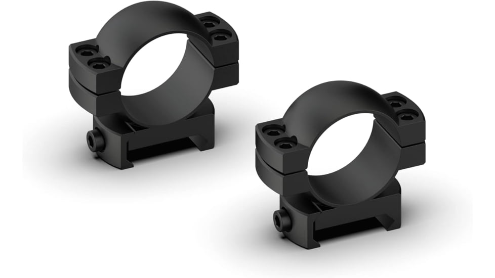 Monstrum Predator Series 7075-T6 Hard-Anodized Aluminum Scope Rings, Picatinny Base, 30 mm, Low Profile, Black, ZR33L-B