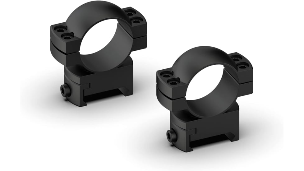 Monstrum Predator Series 7075-T6 Hard-Anodized Aluminum Scope Rings, Picatinny Base, 30 mm, Medium Profile, Black, ZR33M-B