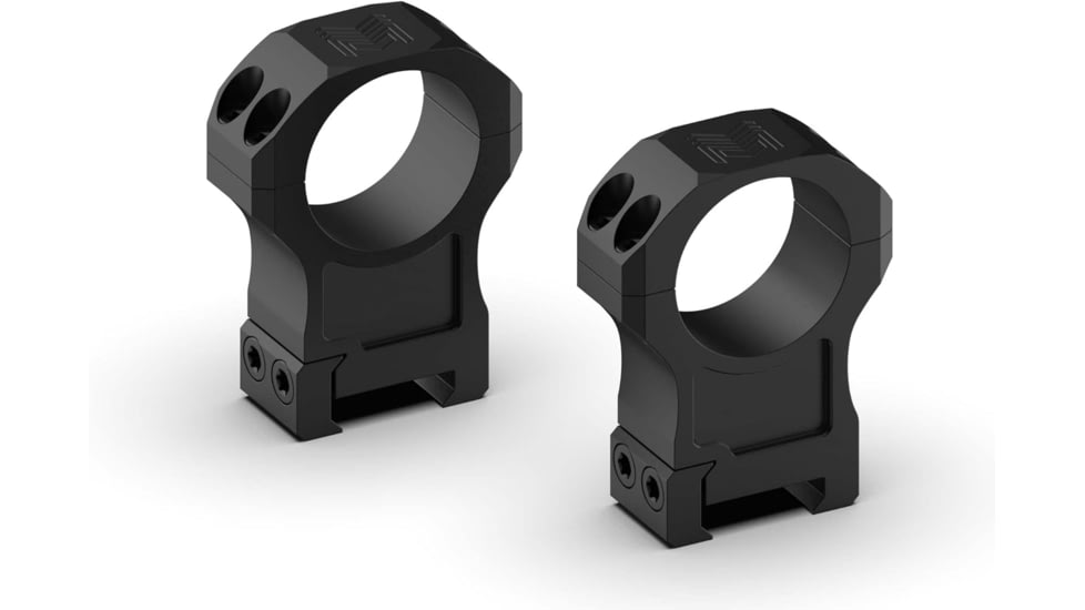 Monstrum Pro Series 7075 Aluminum Scope Rings, 30mm, Extra High Profile, Black, ZS306X