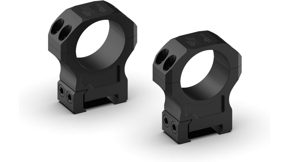 Monstrum Pro Series 7075 Aluminum Scope Rings, 30mm, High Profile, Black, ZS305H