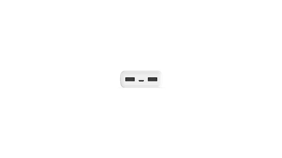 mophie Power Boost XL V2 Battery Pack, 10400mAh, White, MO-40609