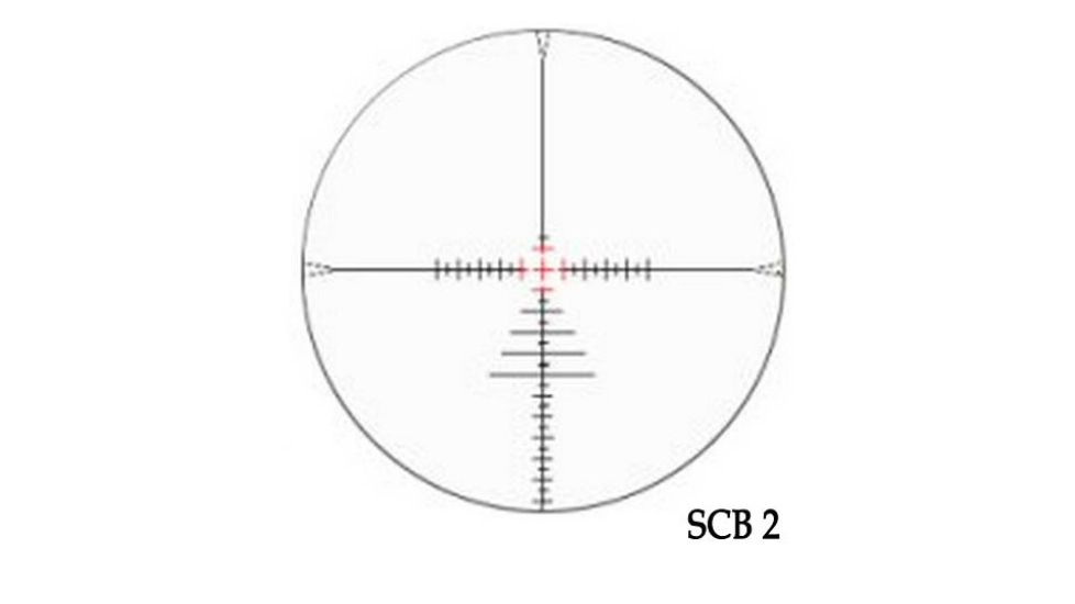 MTC Optics Cobra F1 4-16x50 Rifle Scope, FFP, SCB2 Reticle, Black, COB41650F1