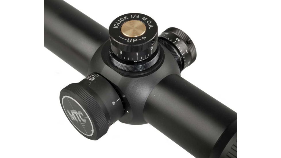MTC Optics Genesis LR 5-20x50 Rifle Scope, AMD Reticle, Black, GEN5-20LRBLKAMD