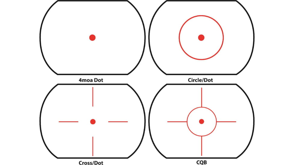 Mueller Optical 33mm Quick Shot 1MOA 3.25in Waterproof Red Dot Scope, Camo MQS12233