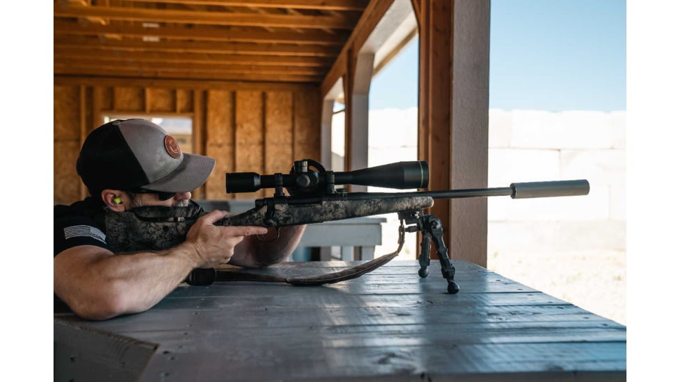 Mueller Optics 40x56 Side Focus Target Dot Rifle Scope, Matte Black, MU4056