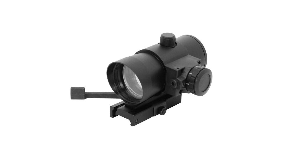 NcSTAR 1x40 Red Dot Sight w/ Built in Red Laser-QR Weaver Mount DLB140R
