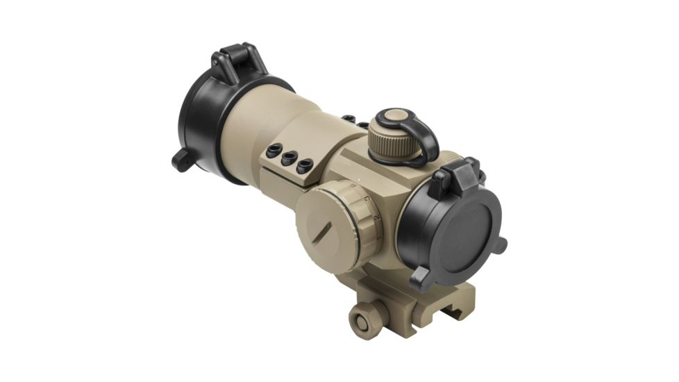 NcStar 35mm Tri-Color Dot Tube Reflex Optic, Tan Body, Red/Green/Blue 194622