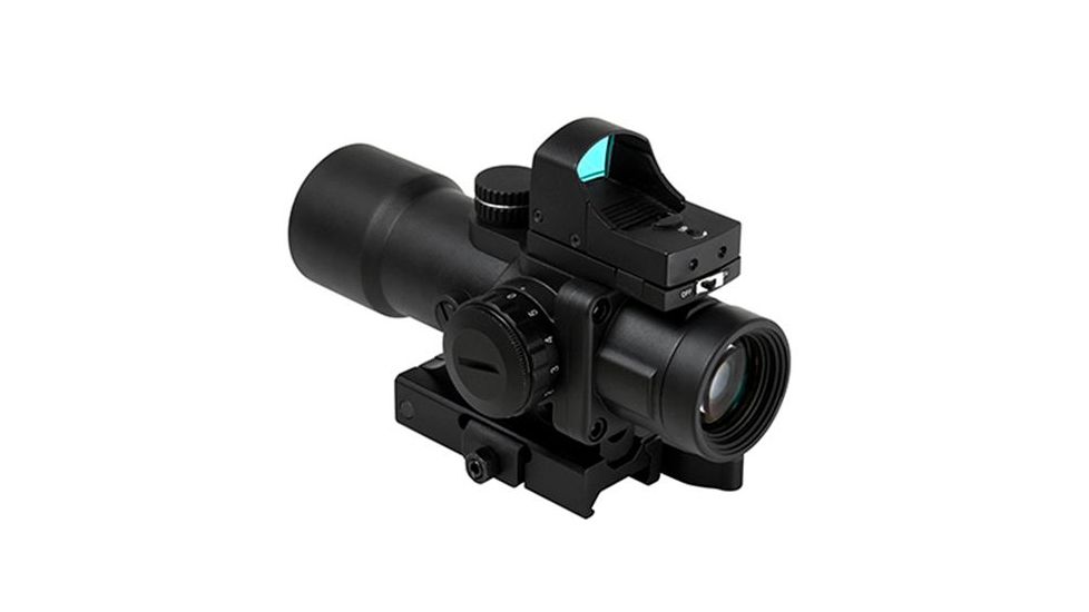 NcSTAR 3.5X32 CPO Scope w/ Micro Red Dot SEECPRQ3532GD