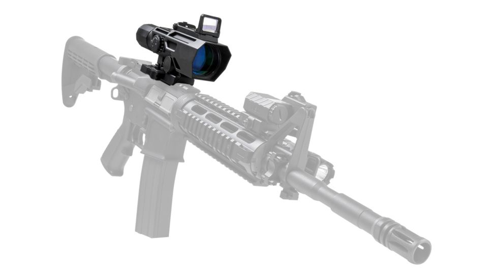 NcSTAR Advance Dual Optic ADO 3X-9X Rifle Scope w/ Flip Up Red Dot Optic,Black VADOBP3942G