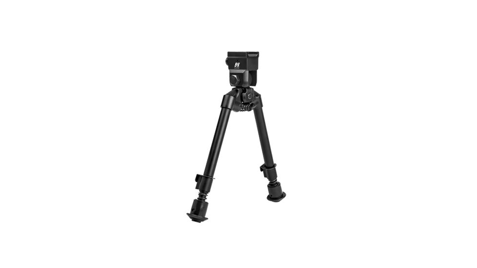 NcSTAR Bipod With Weaver Quick Release Mount/Universal Barrel Adapter Included/Notched Legs, BLACK ABUQNL