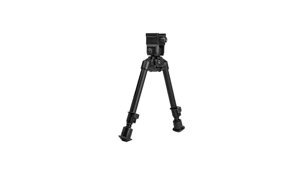 NcSTAR Bipod With Weaver Quick Release Mount/Universal Barrel Adapter Included/Notched Legs, BLACK ABUQNL