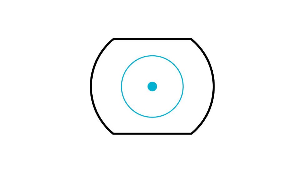 NcStar Blue Four Reticle Reflex w/QR Mount, Black, 196629