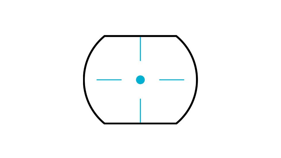 NcStar Blue Four Reticle Reflex w/QR Mount, Black, 196629