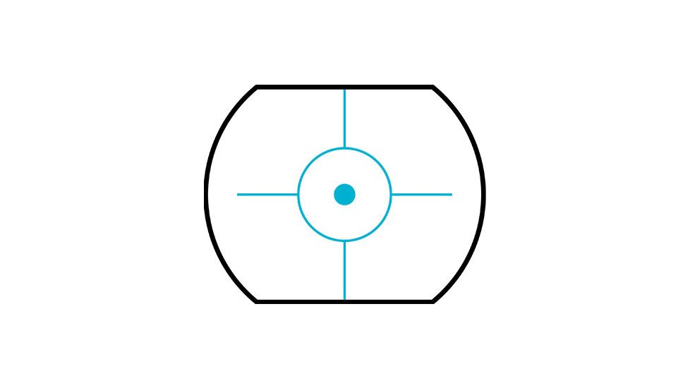 NcStar Blue Four Reticle Reflex w/QR Mount, Black, 196629