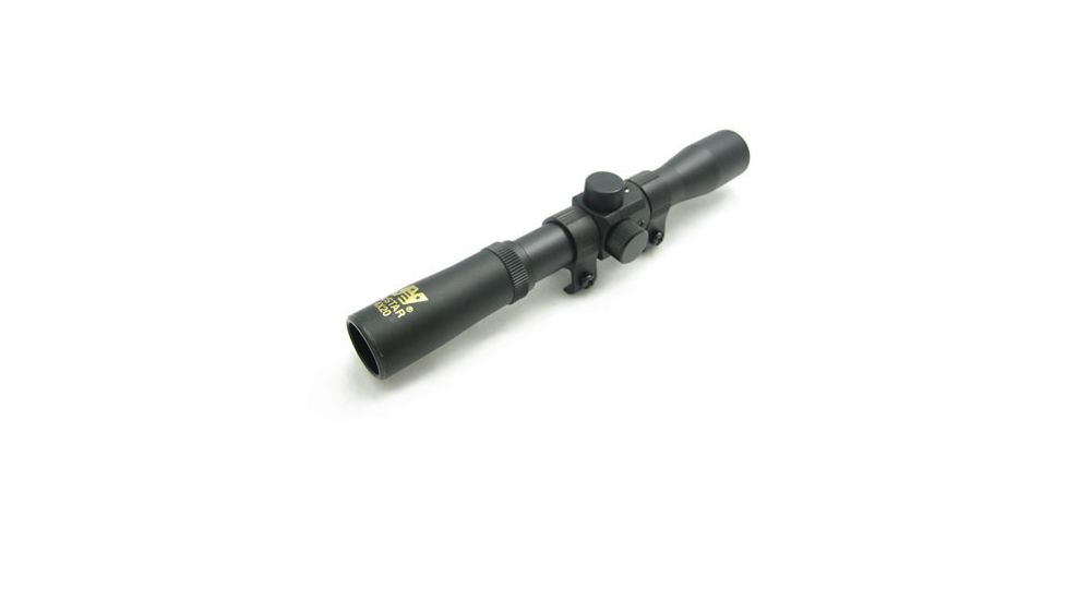 NcSTAR Compact Rifle Scope - 4x20.22 &amp; Air Gun Scope / Blue / Ring SCA420B Rifle Scope
