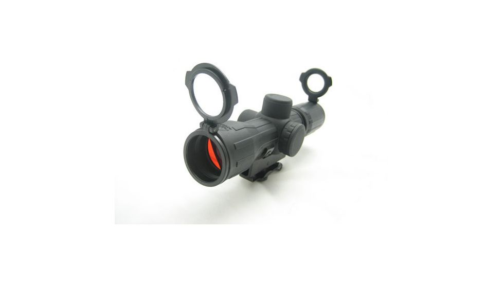 NcSTAR Illuminated Compact Rifle Scope - 4x30E Ill. Rubber Rangefinder Scope / AR Mount SECRRAQ430R Rifle Scope