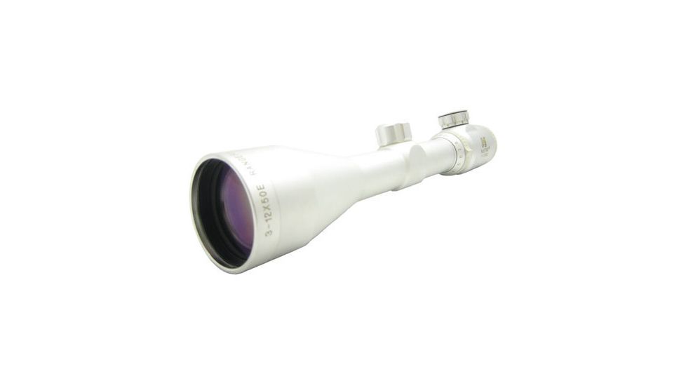 NcSTAR Illuminated European Rifle Scope - 3-12x50E Silver Rangefinder / Green / Ring SURS31250G Rifle Scope