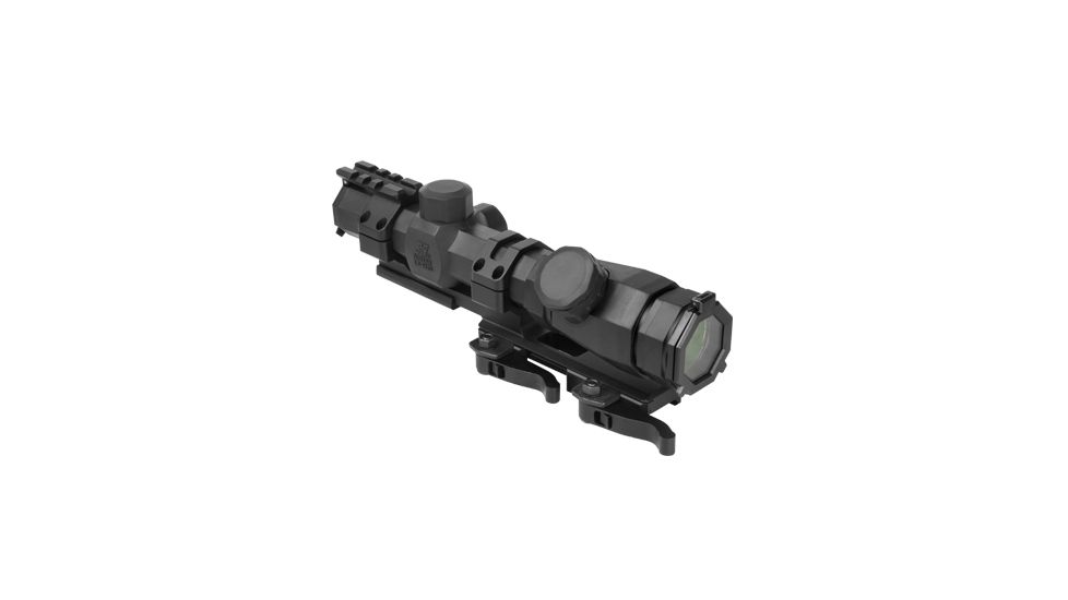 Ncstar Octagon 1.1-4X20 Scope/ Mil Dot/ And Vism Vmsprb Mount Combo, BLACK SOCTM11420G/SPR