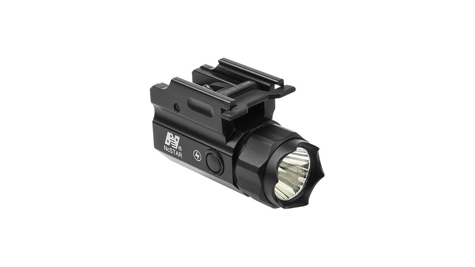 NcSTAR Pistol/Rifle LED QR Strobe Flashlight, 150 Lumens, Black, ACQPTF